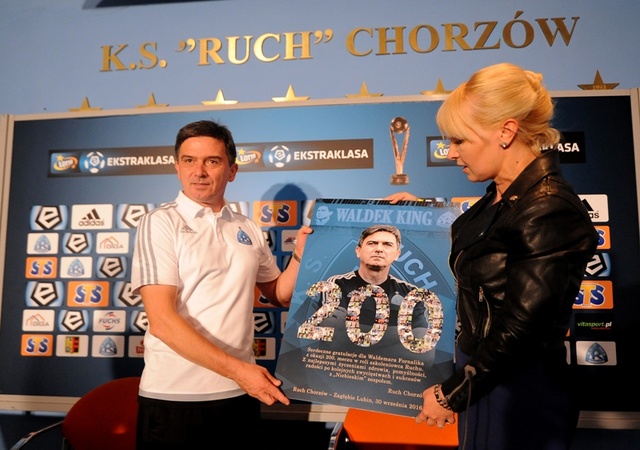 Jubileusz Waldemara Fornalika. fot. ruchchorzow.com.pl